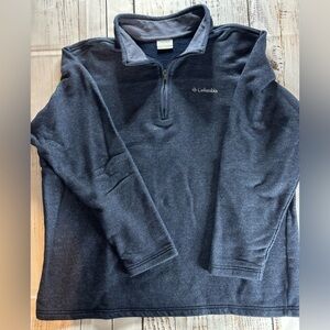 Columbia Men’s 1/4 Zip Fleece Sweatshirt XL | Blue, Great Condition